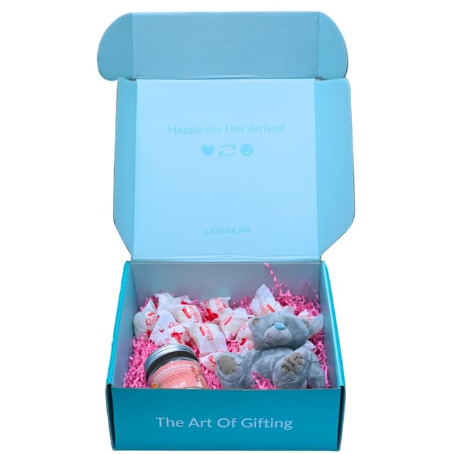 Gift Box with Teddy Bear