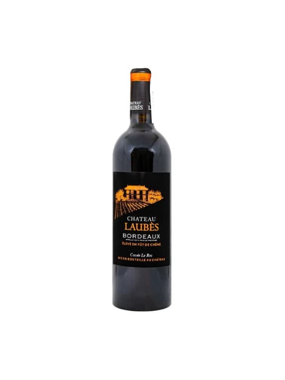 Wine "Chateau Laubès Bordeaux" red, dry 750ml