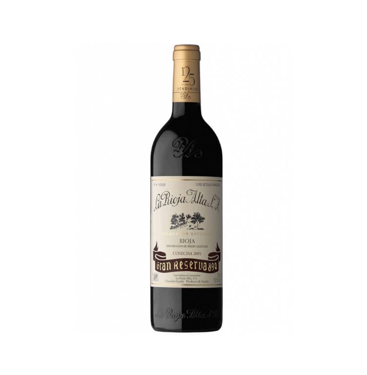 Wine "La Rioja Alta Gran Reserva 890" red, dry 750ml