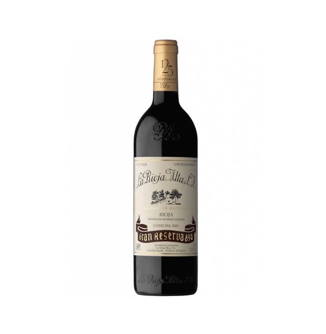 Wine "La Rioja Alta Gran Reserva 890" red, dry 750ml