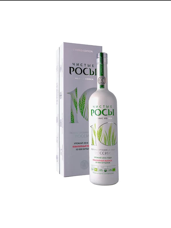 Vodka "Chistie Rosy Yubileynaya" /with box/ 700ml