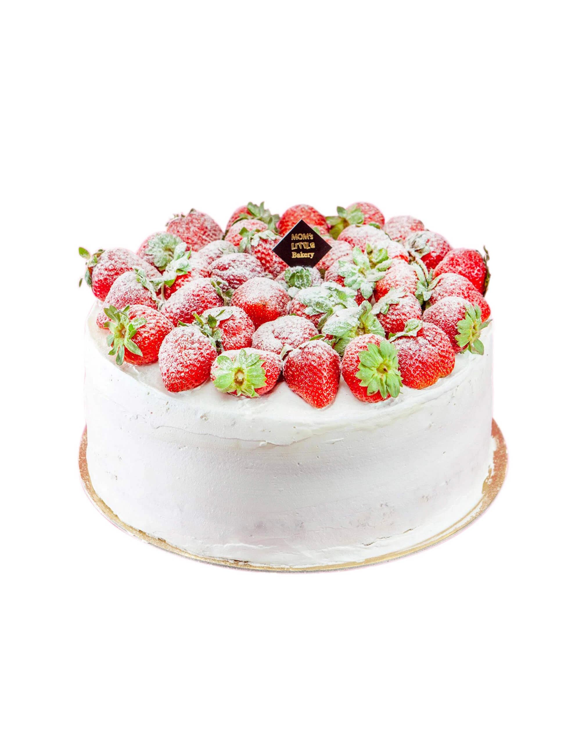 Торт с клубникой - Moms Little Bakery