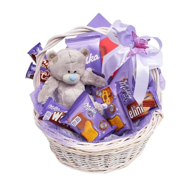 Milka Նվեր Զամբյուղ արջուկով