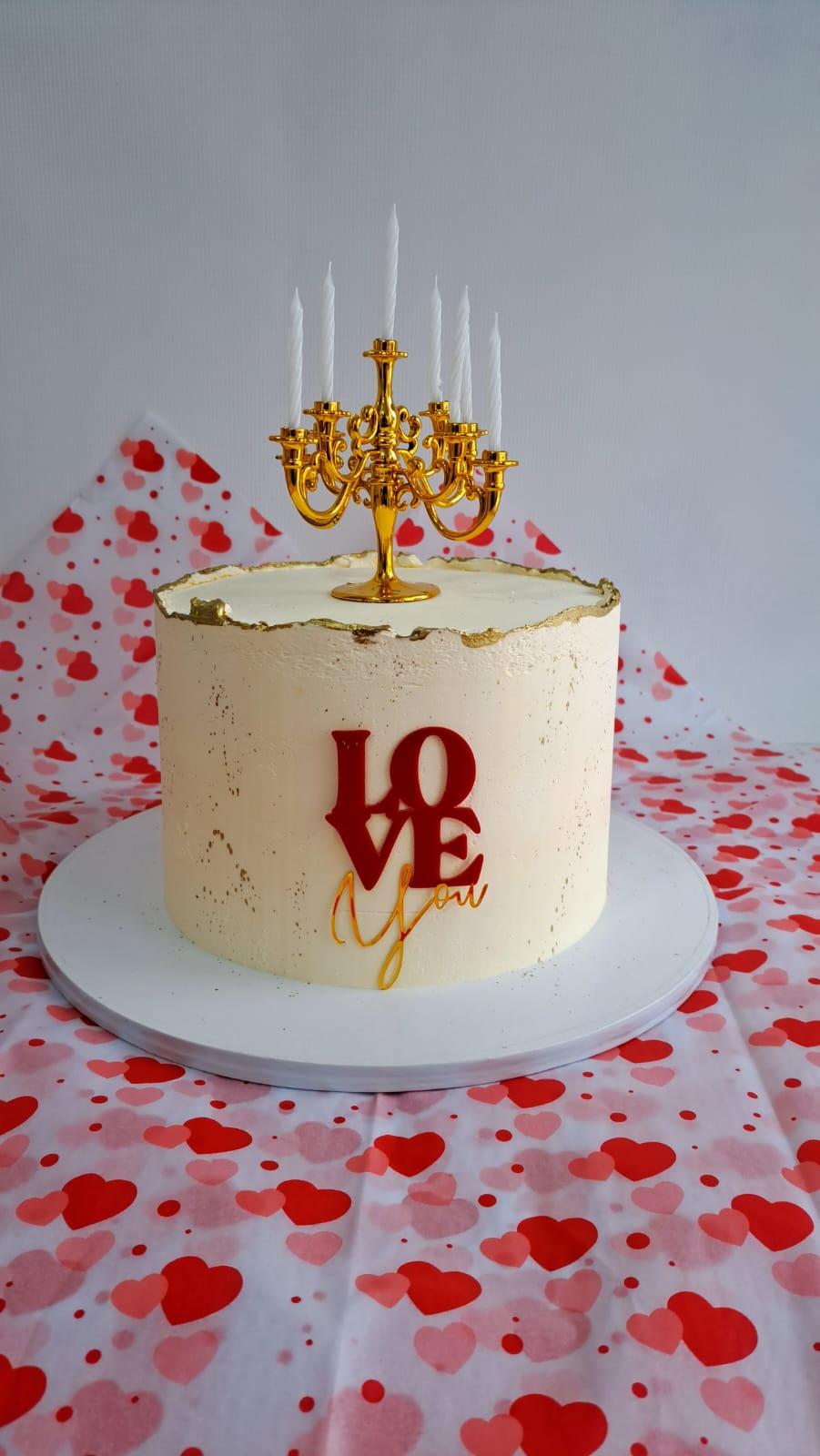 Cake Love for 10 people - Lyusi Sweets Art