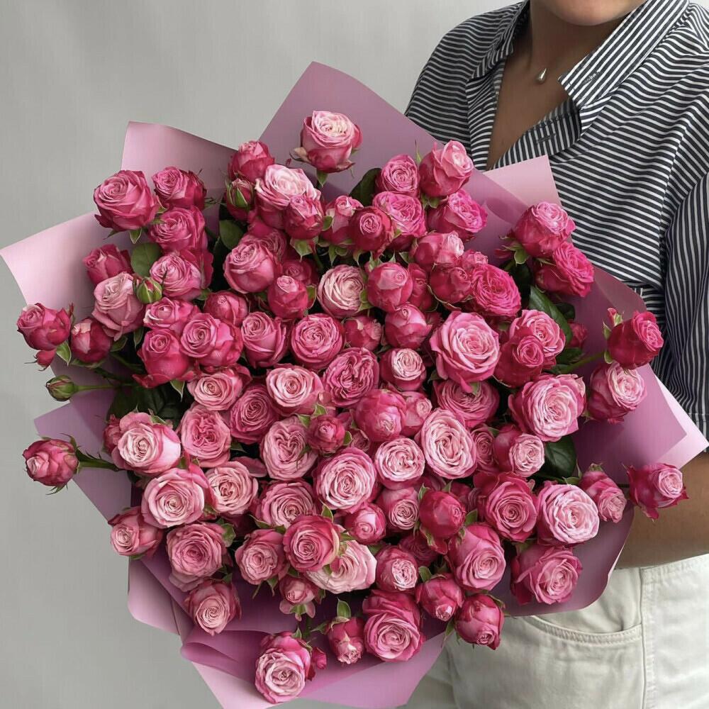 Букет "Lala" с кустовыми розами