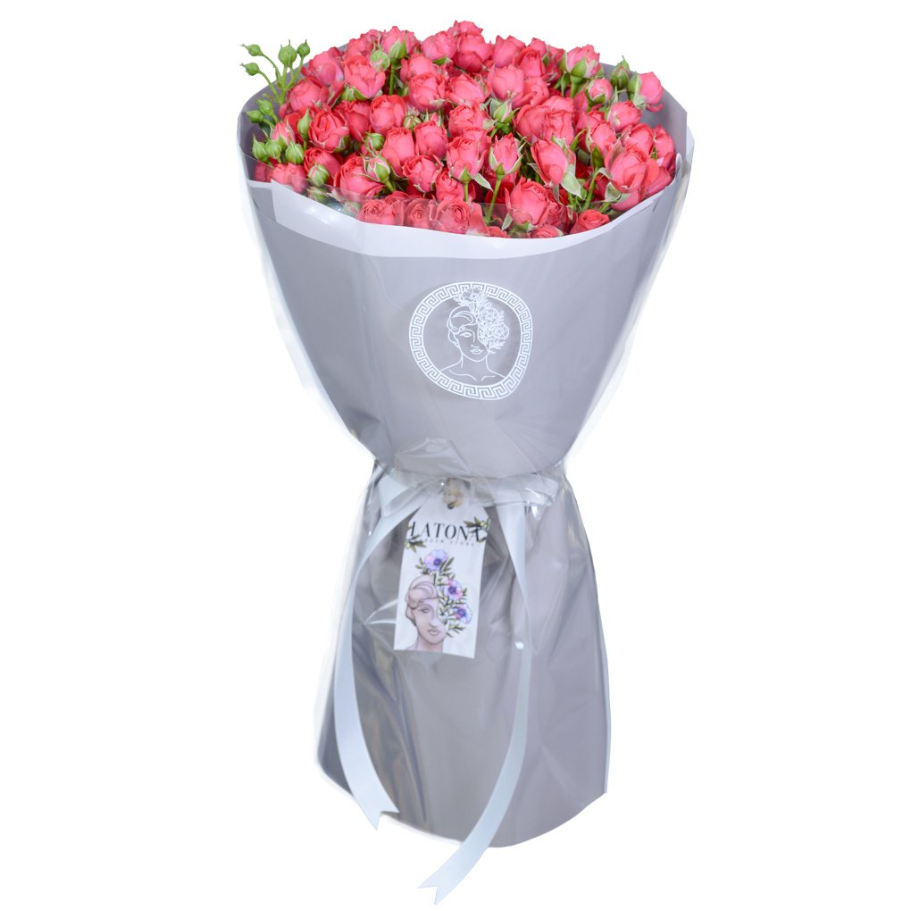 Ծաղկեփունջ "Diva" փնջային վարդերով