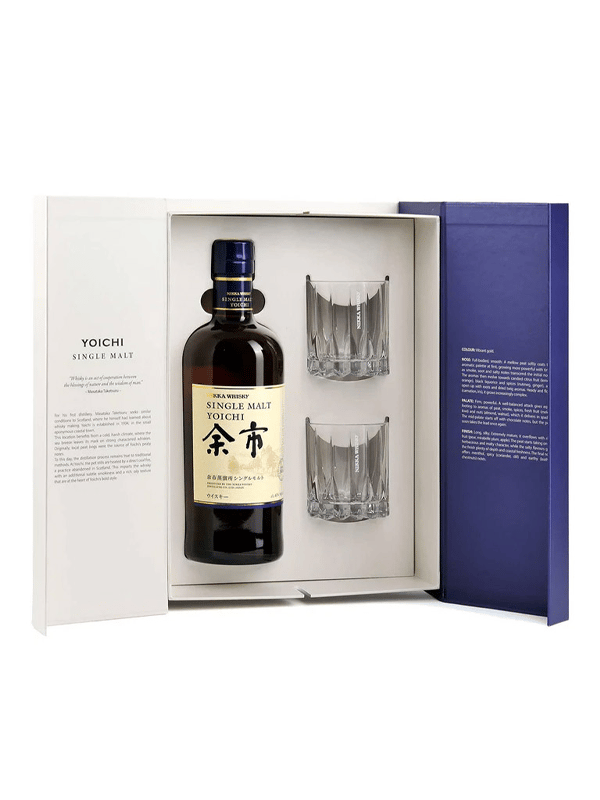 Whisky "Nikka Yoichi" /with 2 glasses/ 700ml