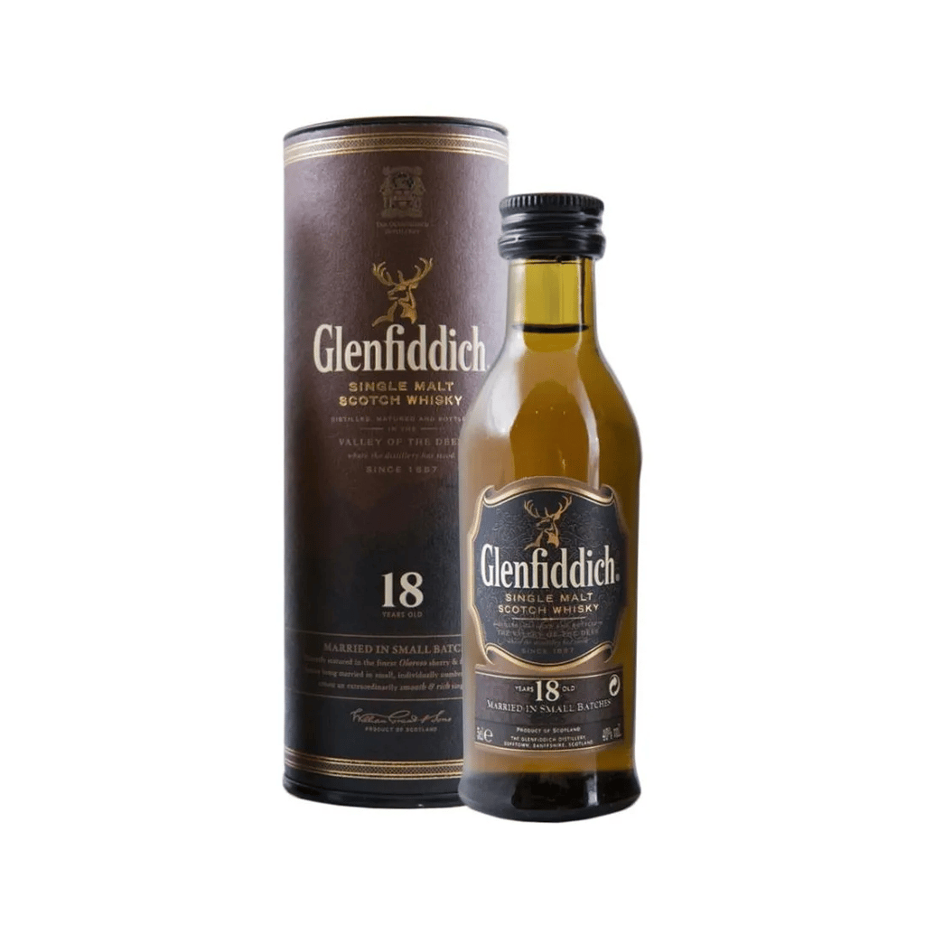 Whisky "Glenfiddich" 18 years old 50ml