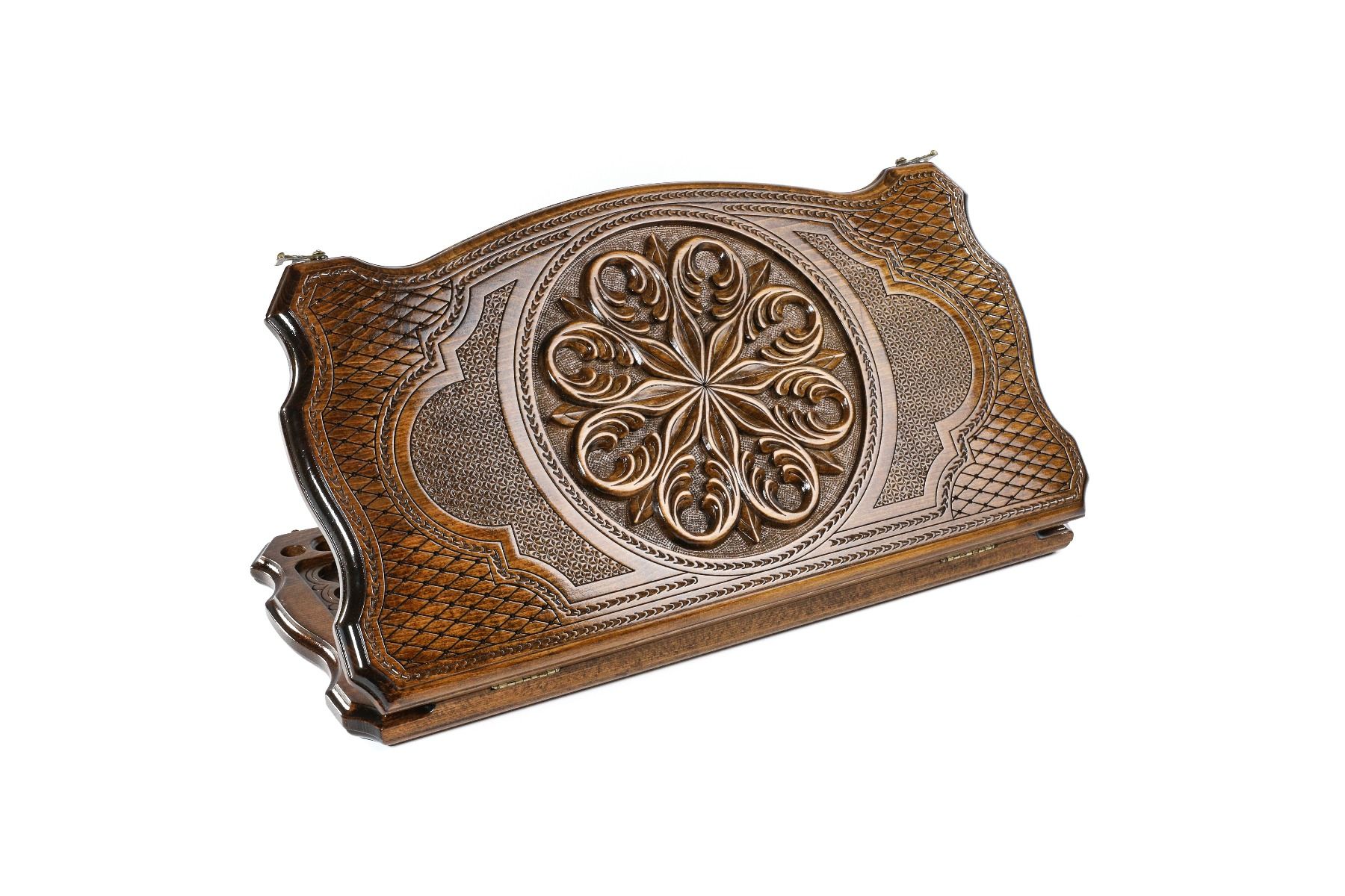 Backgammon "Zardanakhsh" double-sided with an original border design