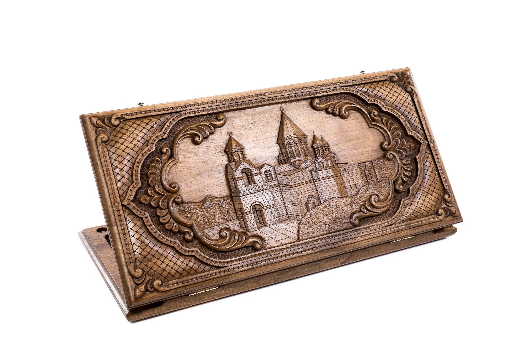 Backgammon "Ejmiatsin" double-sided classic inlay