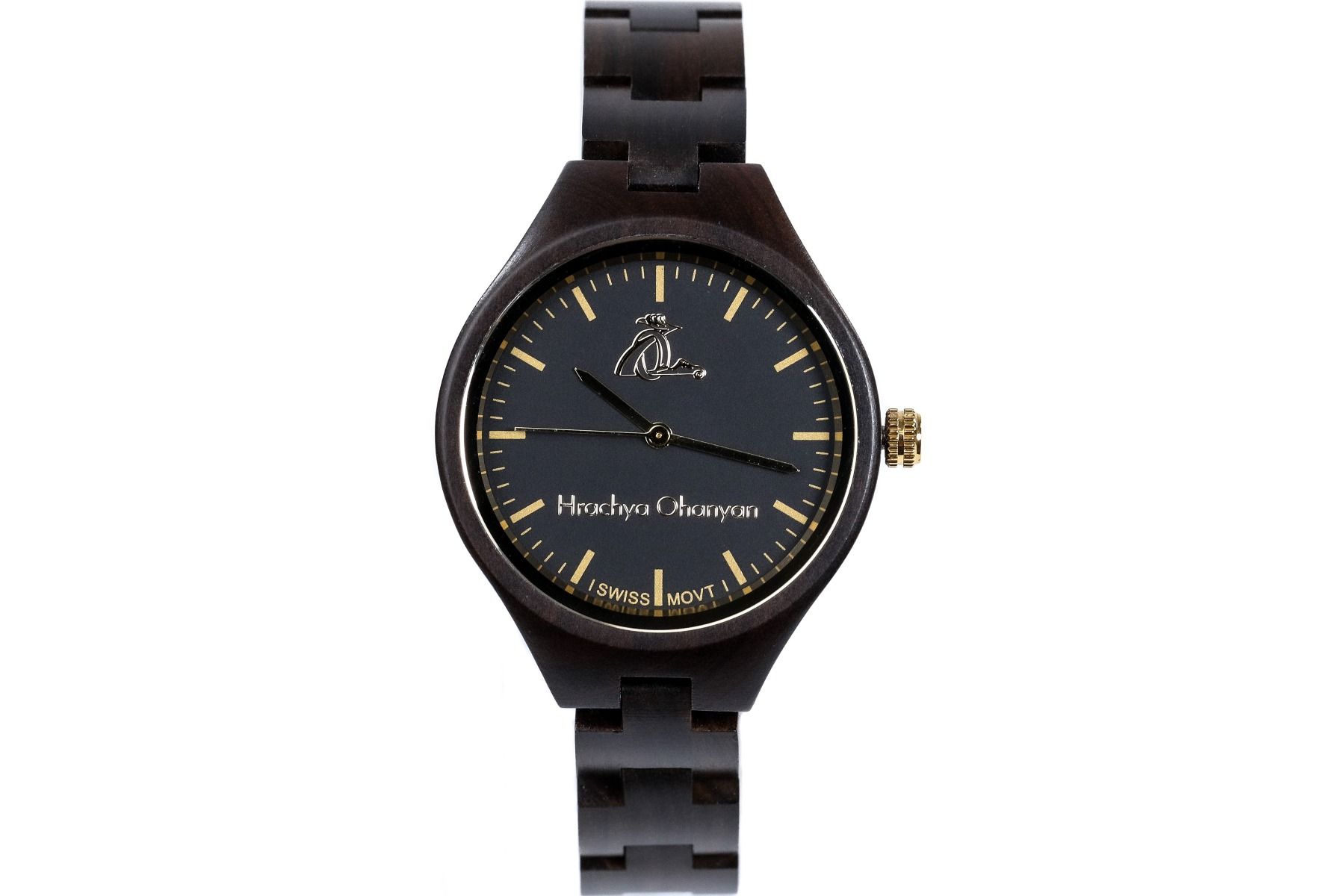 Ձեռքի ժամացույց-սև