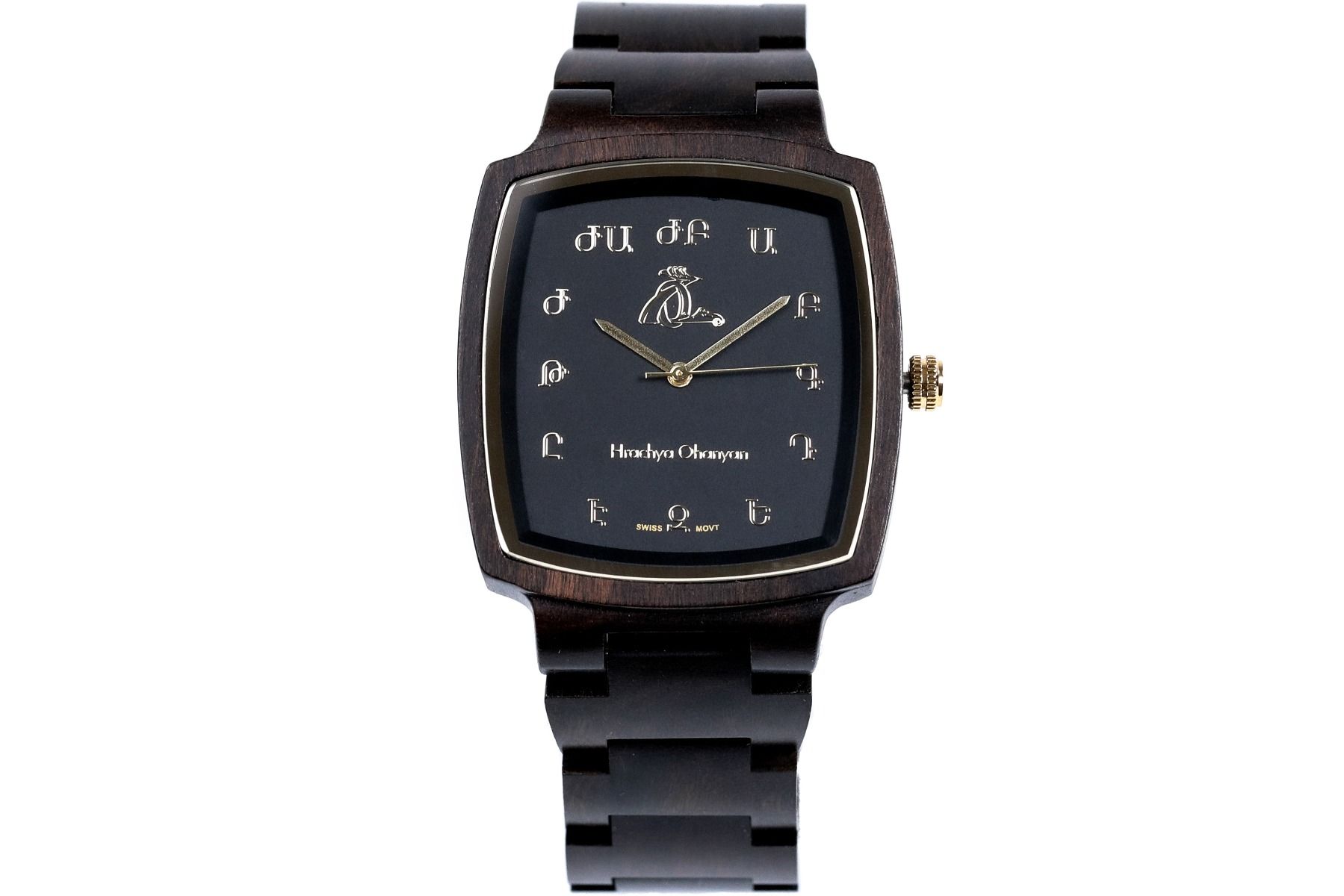 Տղամարդու ձեռքի ժամացույց-սև