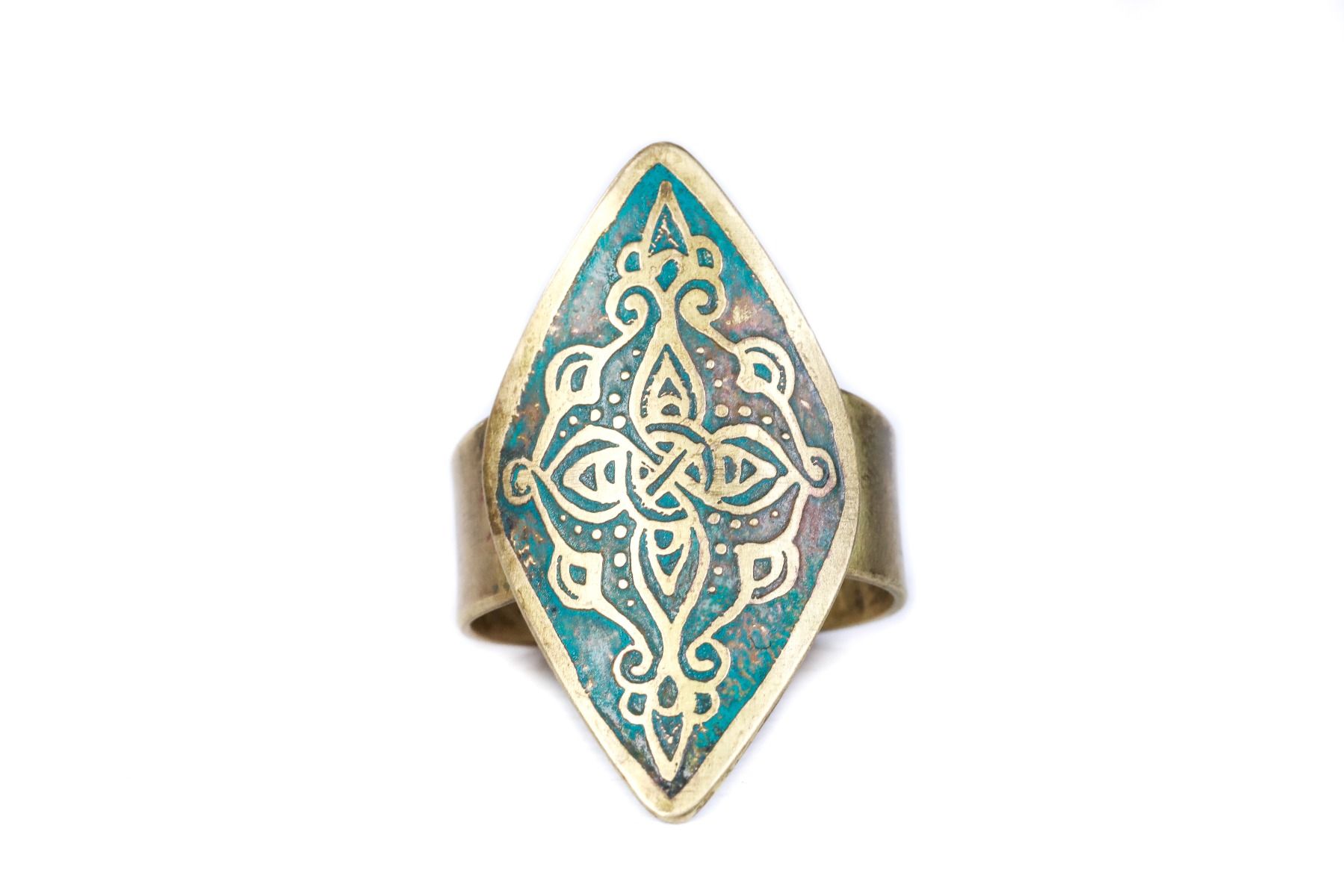 Մատանի լատունից մանրանկարչություն ՛՛Խաչ՛՛