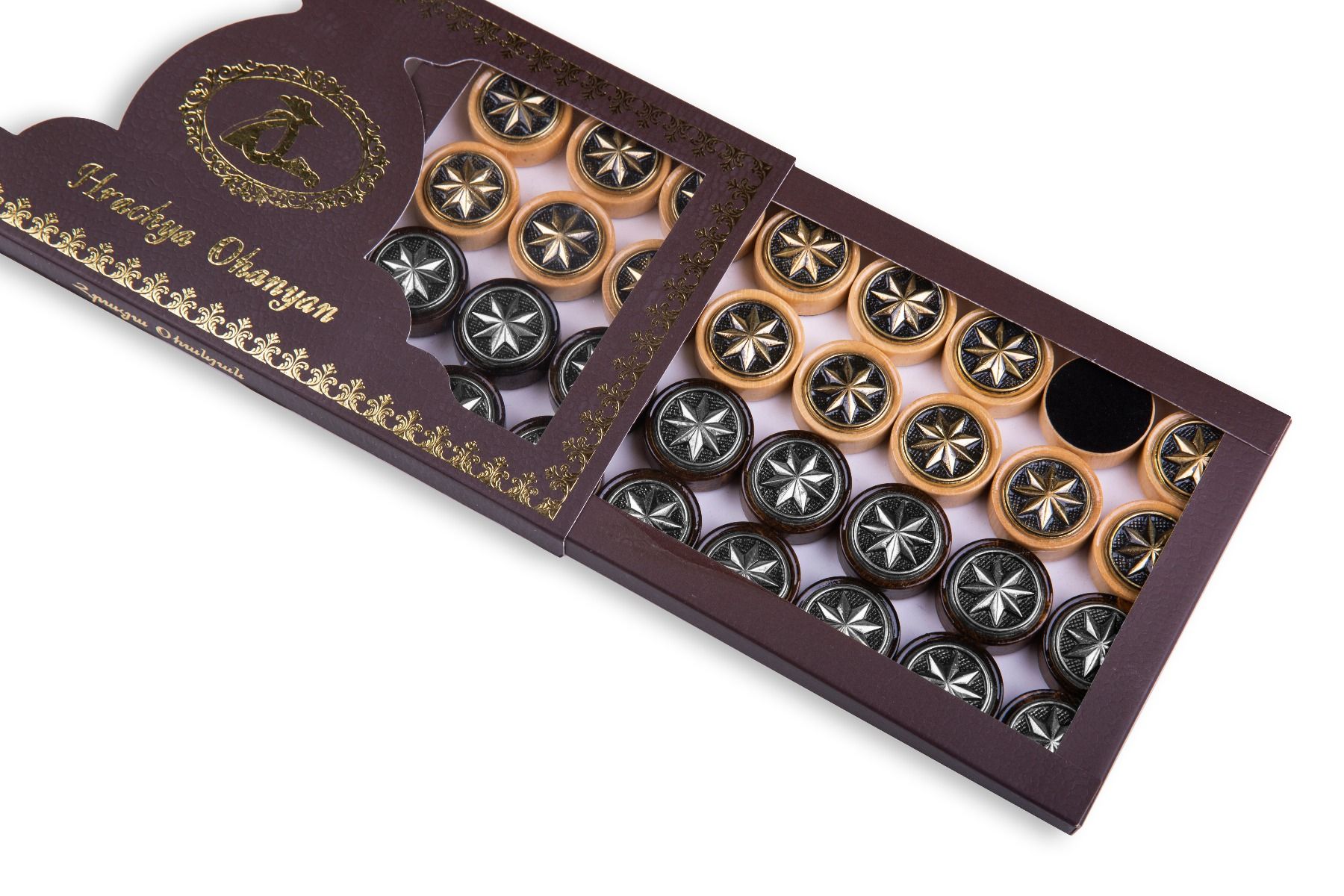 Backgammon Stones Octagram Octagonal