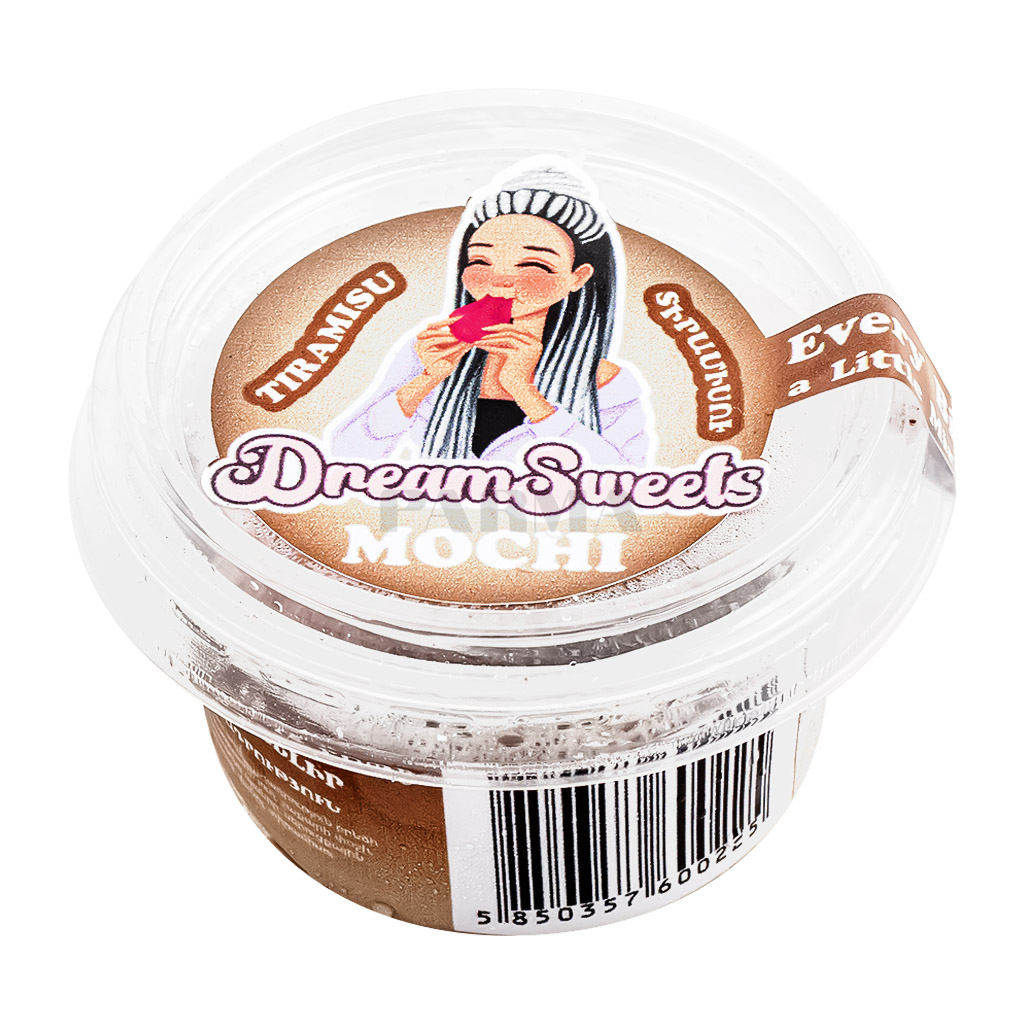 Mochi with tiramisu flavor