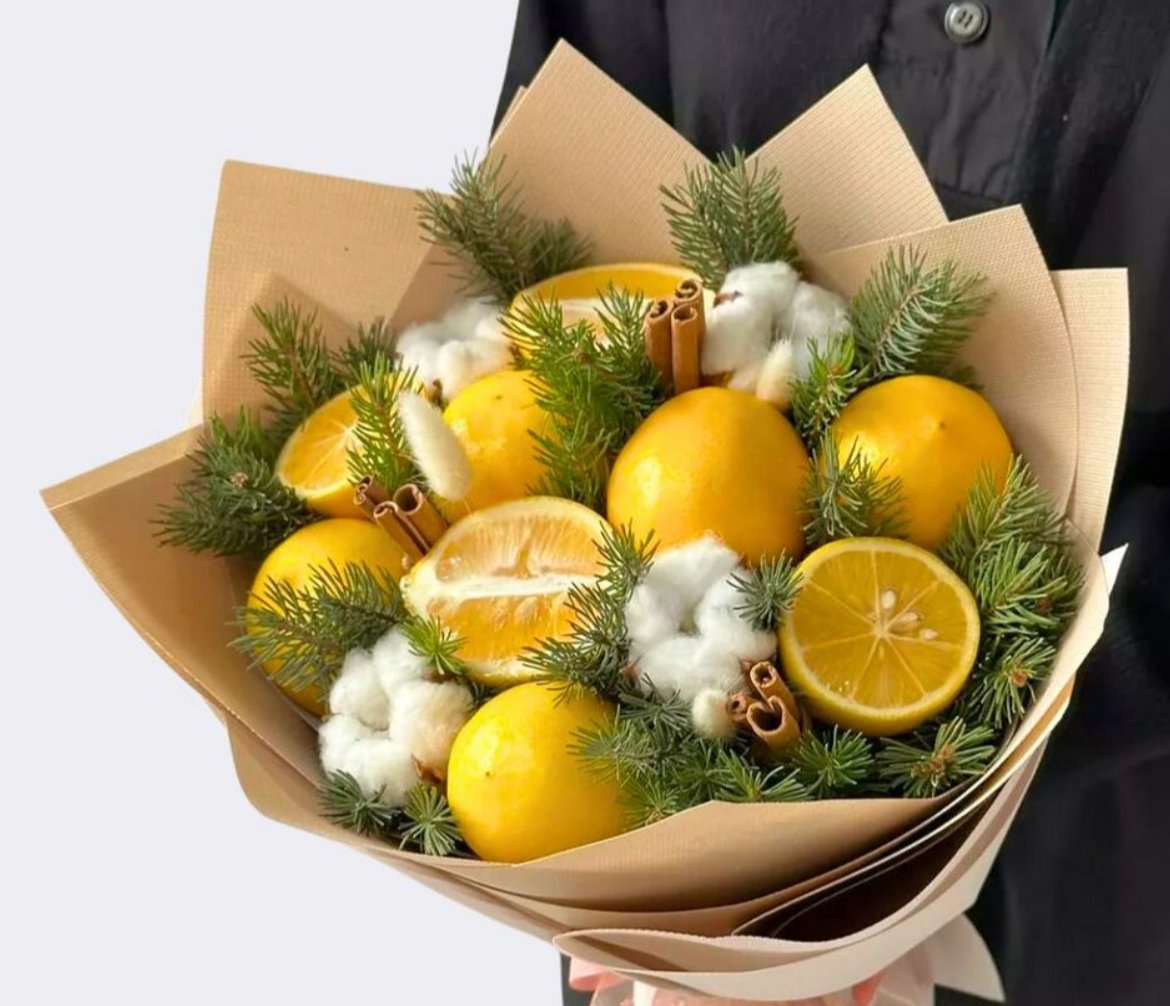 Букет с лимонами