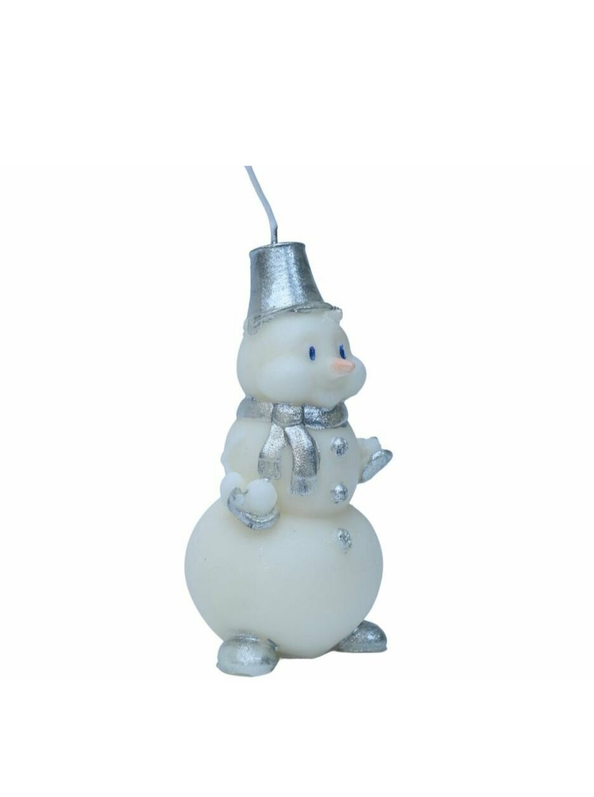 Հոտավետ մոմ ՛՛Ձնեմարդ", սպիտակ