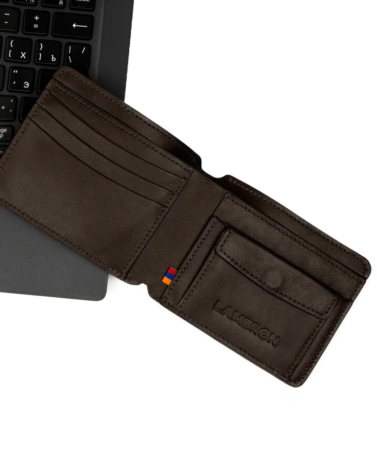 Wallet "Lambron" Bifold coinTabacco