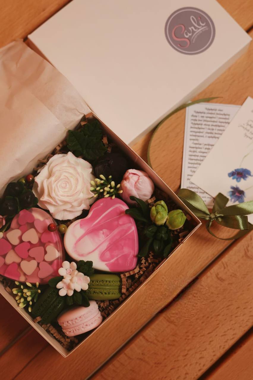 Ручной работы ароматные мыла "Sarli" - N40