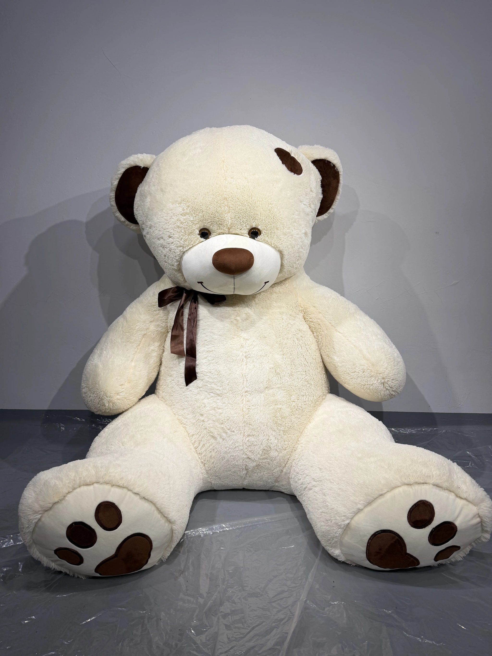 Փափուկ արջուկ «Tom»  կաթնագույն,190 սմ