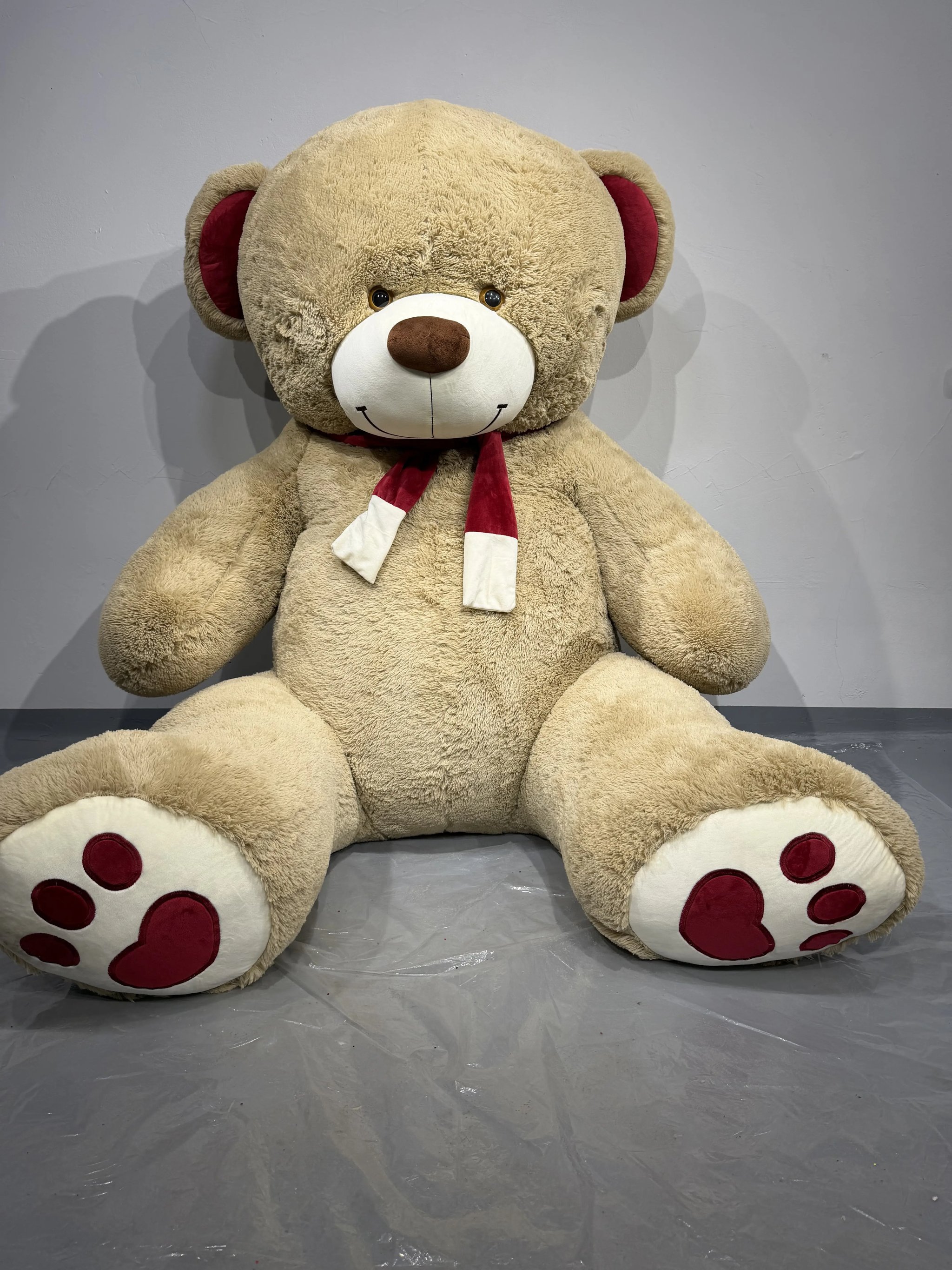 Soft teddy bear "Kelvin" brown, 190 cm.