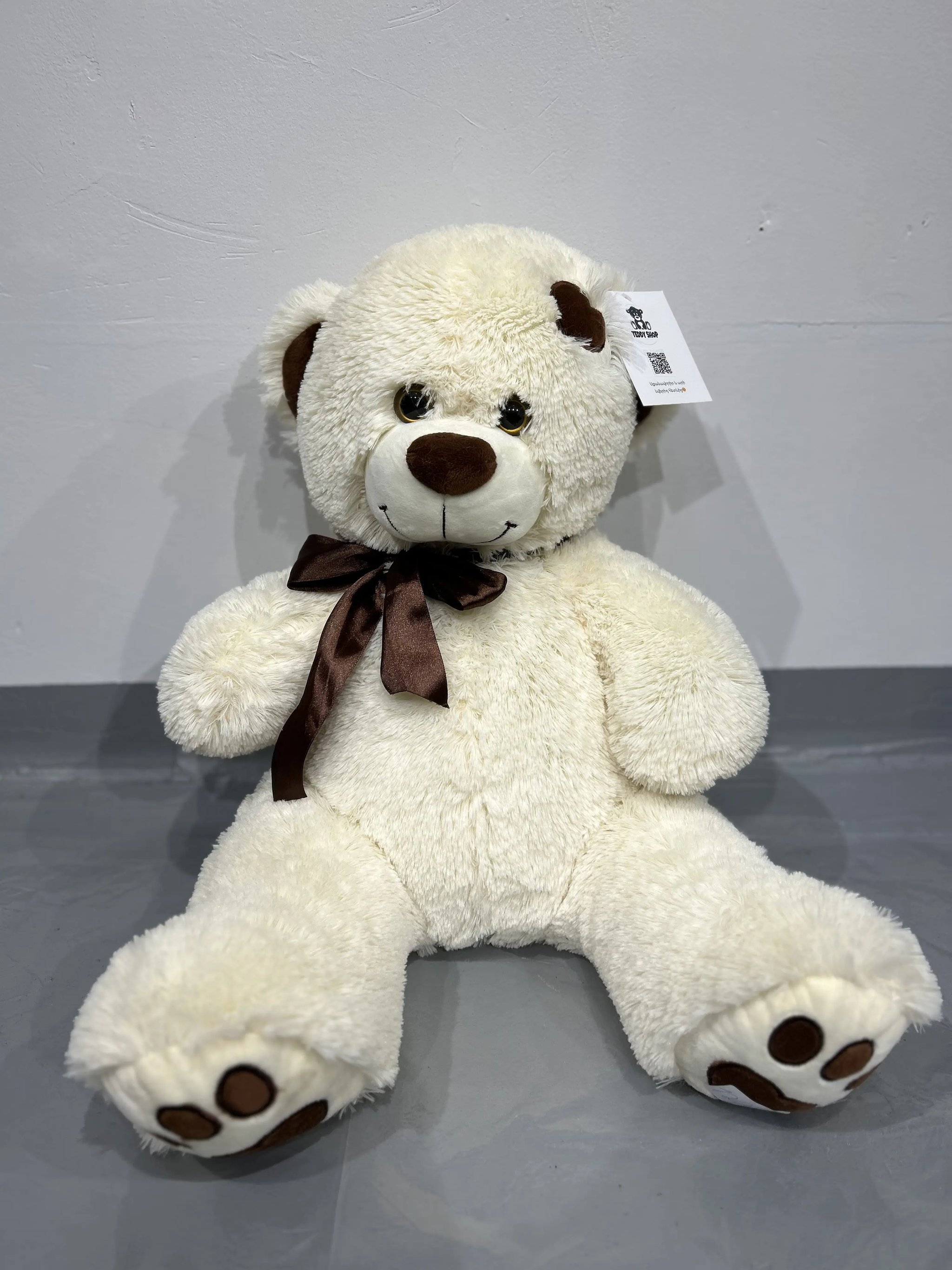 Փափուկ արջուկ «Tom»  կաթնագույն, 65 սմ․