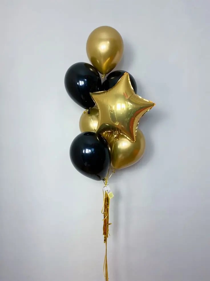 Balloon with helium gas, 8 pieces