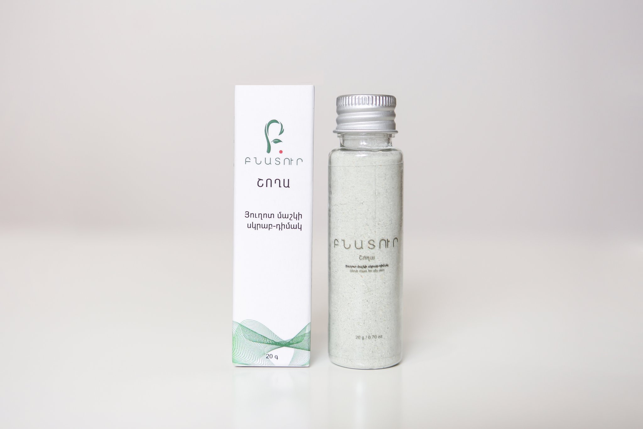 Շողա Յուղոտ մաշկի սկրաբ-դիմակ 20գ- Բնատուր