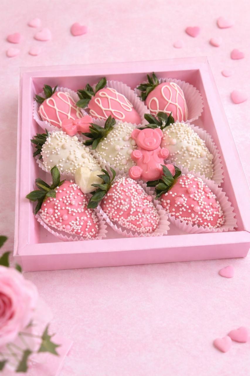 Շոկոլադապատ ելակներ - Teddy Shop