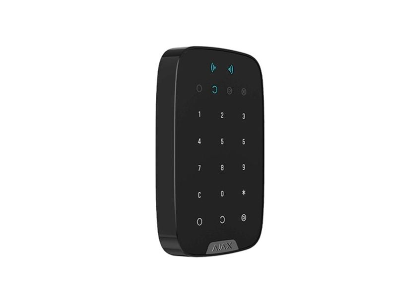 Touch-sensitive keypad for activation and deactivation, black Ajax Keypad