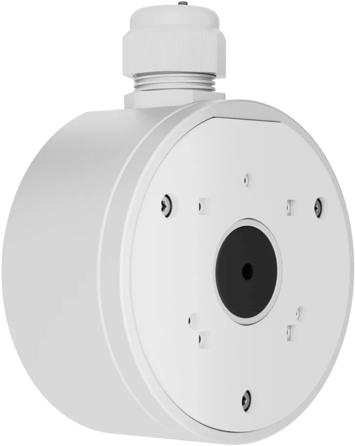 Aluminum Mounting Box for Camera, White Ajax JunctionBox (118)
