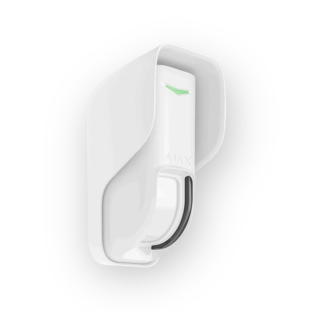 Ajax Curtain Outdoor white motion sensor (curtain), for outdoor installation