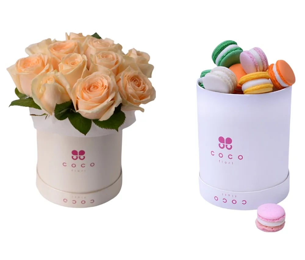 Набор Rose di Corallo и Macarons — Coco Fiori