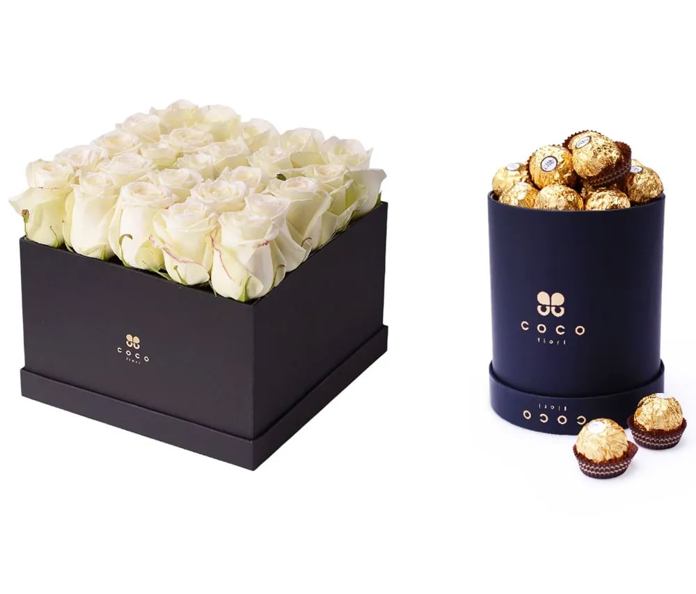 Crystal and Rocher Set - Coco Fiori