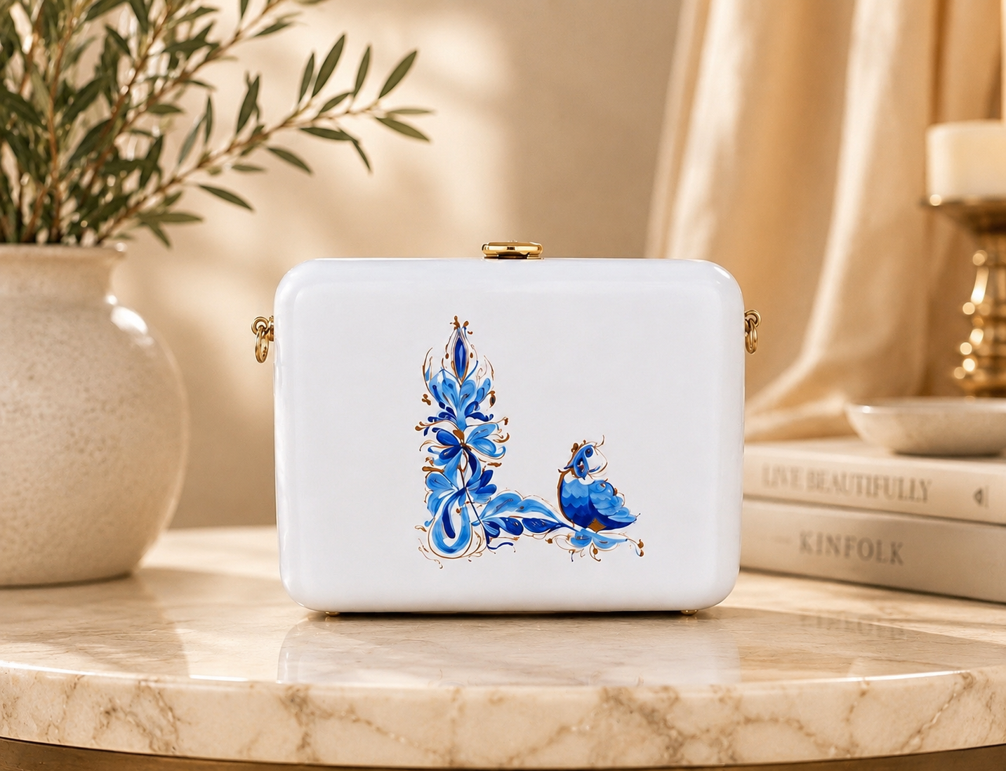 Bag  Elegance: L with bird letter - TD PRODUCT