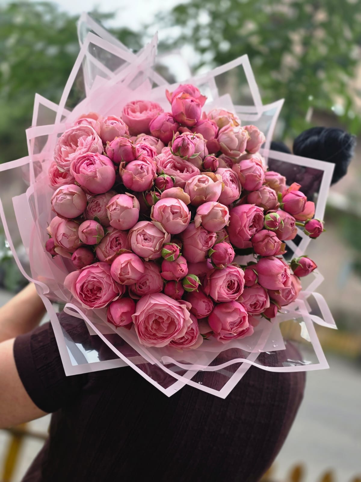 Ծաղկեփունջ պիոնանման վարդերով    -  Askaryan Flowers