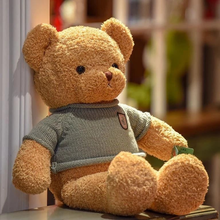 Փափուկ Թեդդի արջուկ սպորտային վերնաշապիկով