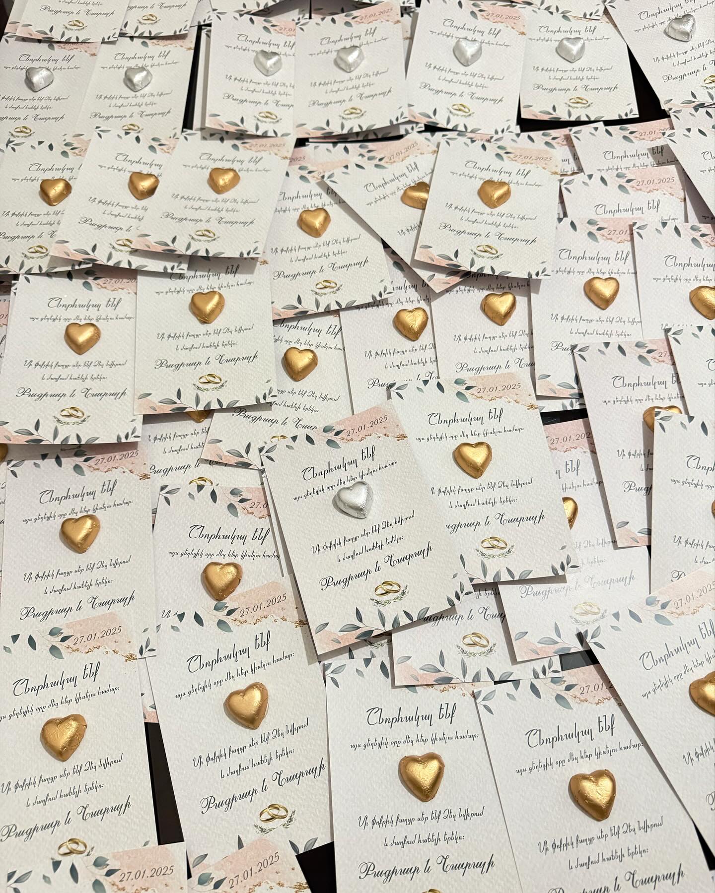 Thank you cards for your events