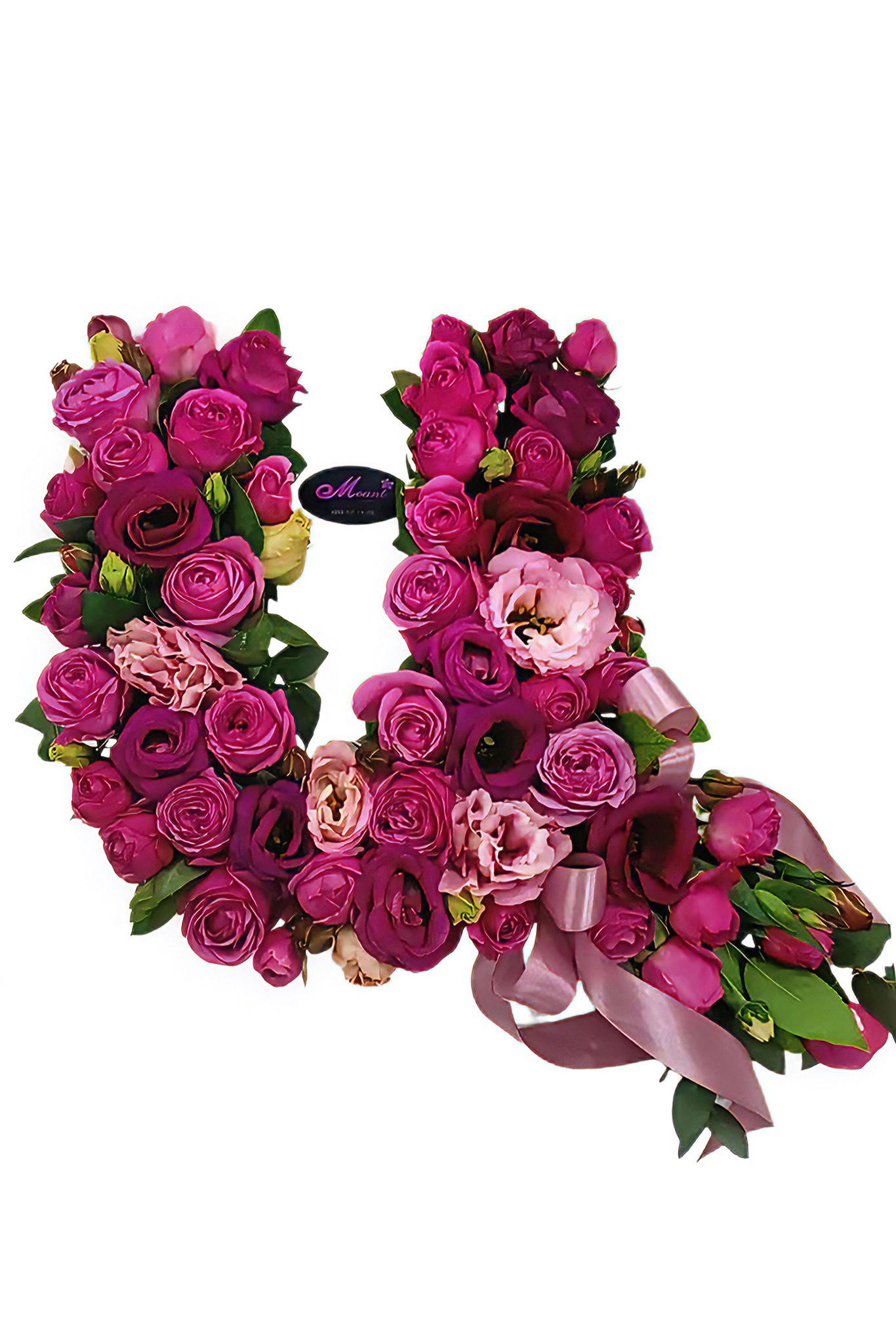 Ծաղկային կոմպոզիցիա Ա տառ - Moani Flowers