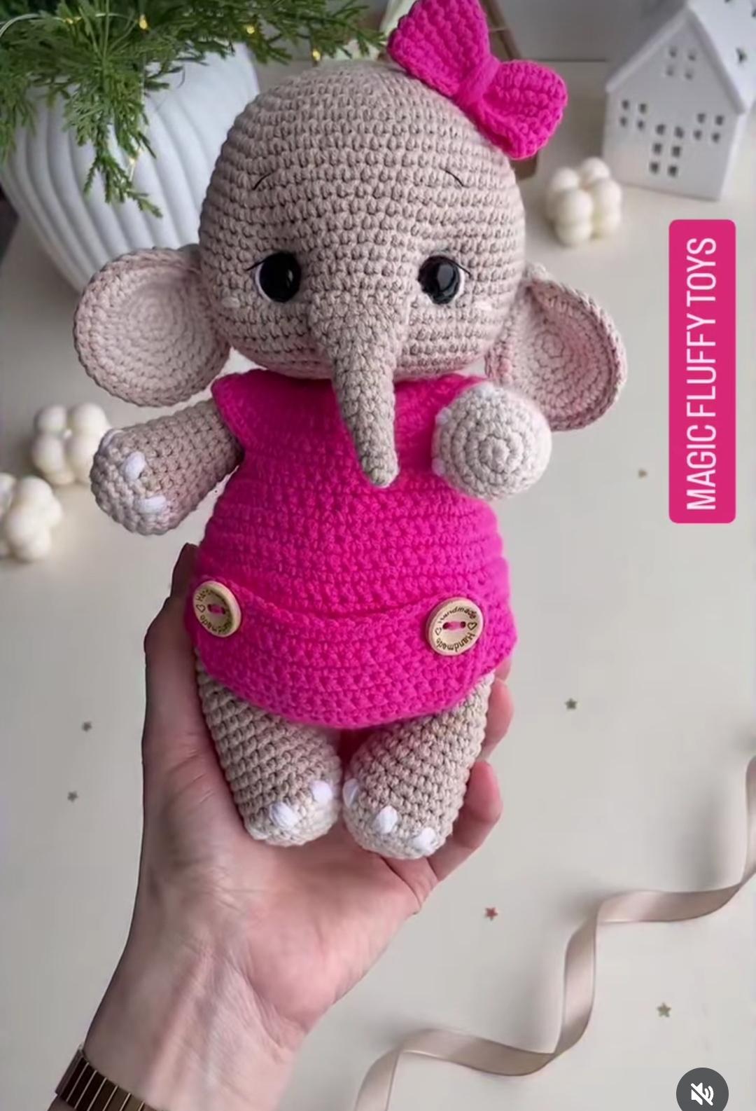 Փափուկ ձեռագործ խաղալիք Նի-Նի - MAGIC FLUFFY TOYS