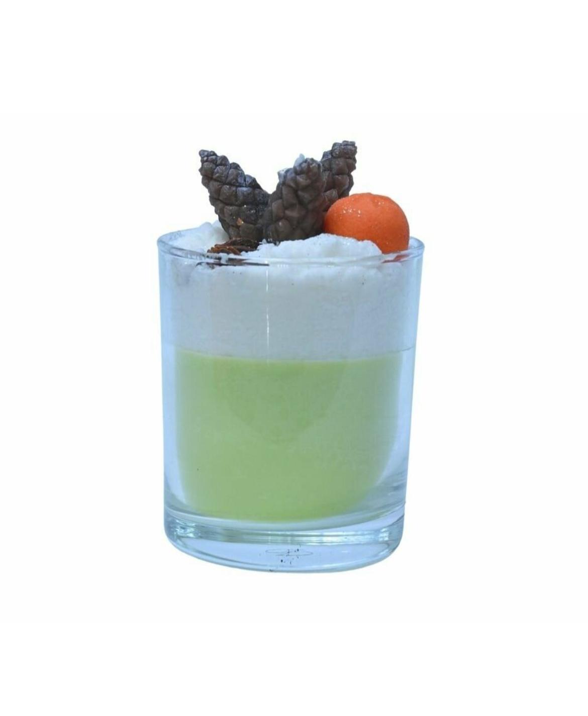 New Year scented candle