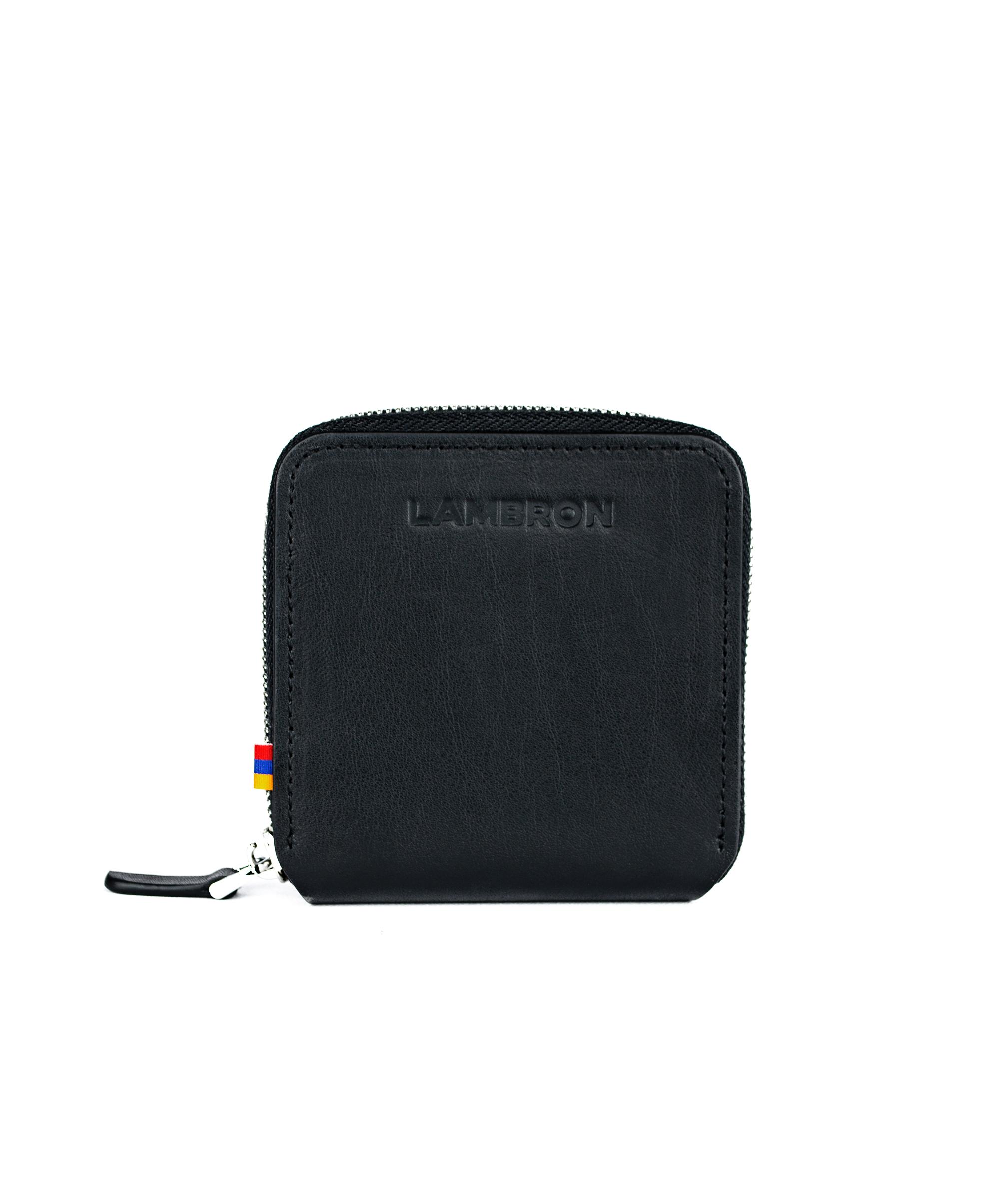 Wallet "Lambron" Nero Zipper Box
