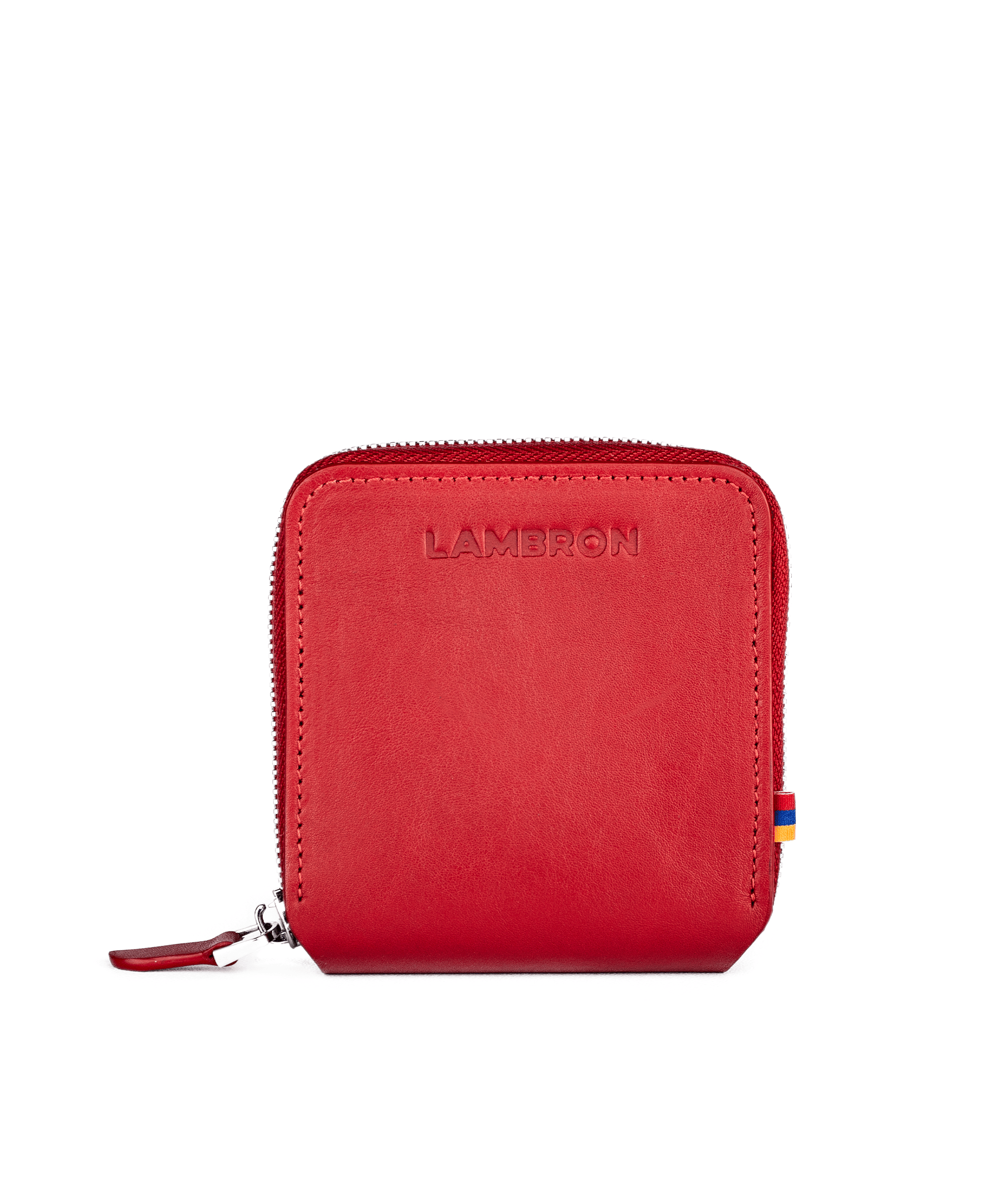 Wallet "Lambron" Santa Claus (red) Zipper Box