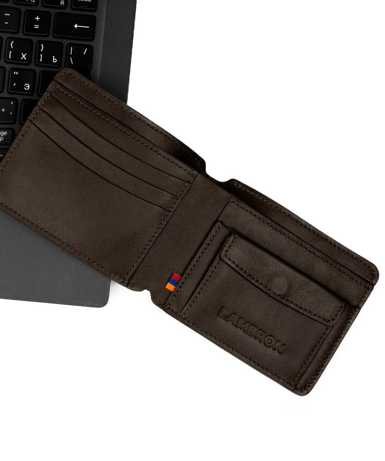 Wallet "Lambron" Bifold coinTabacco