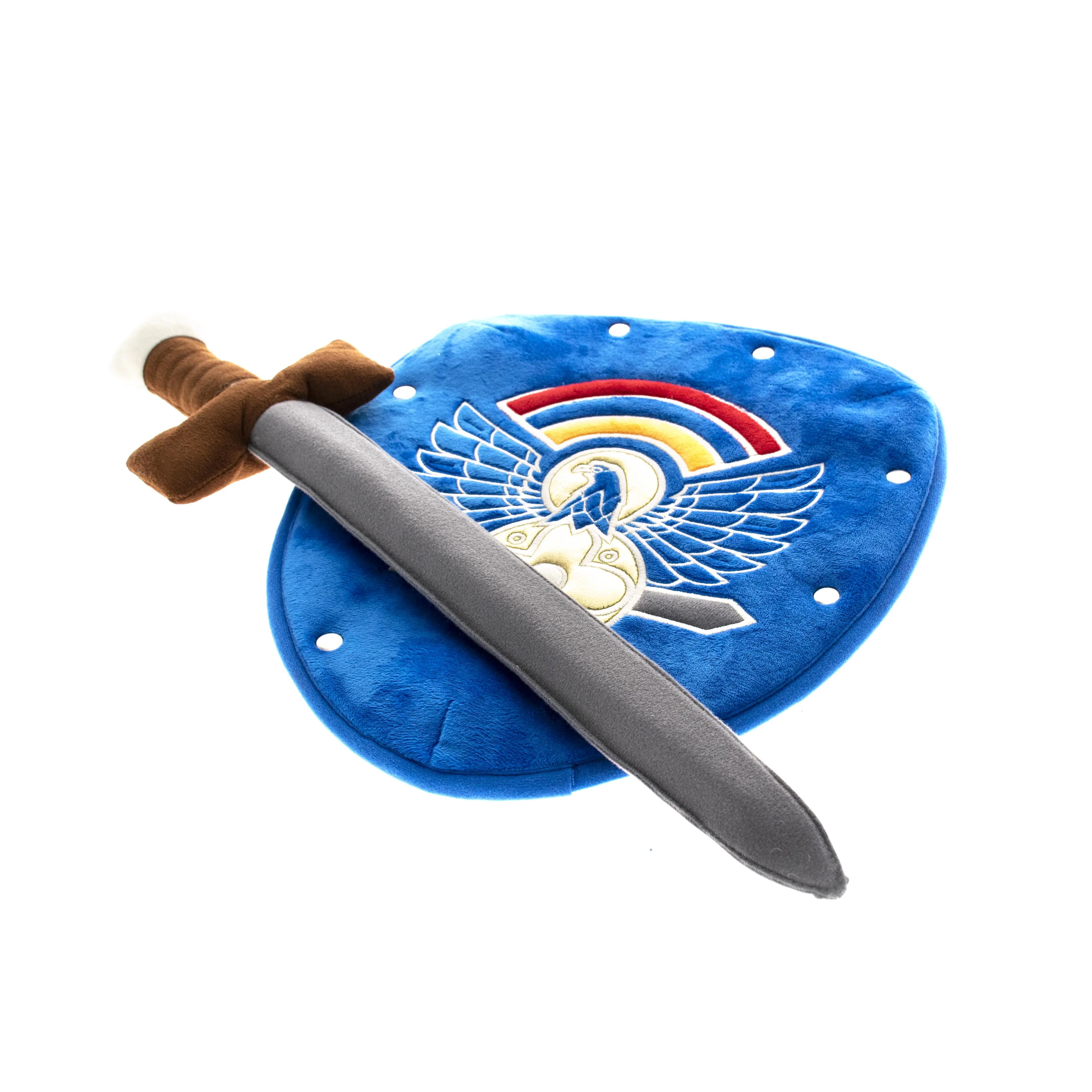 Plush toy: sword and shield