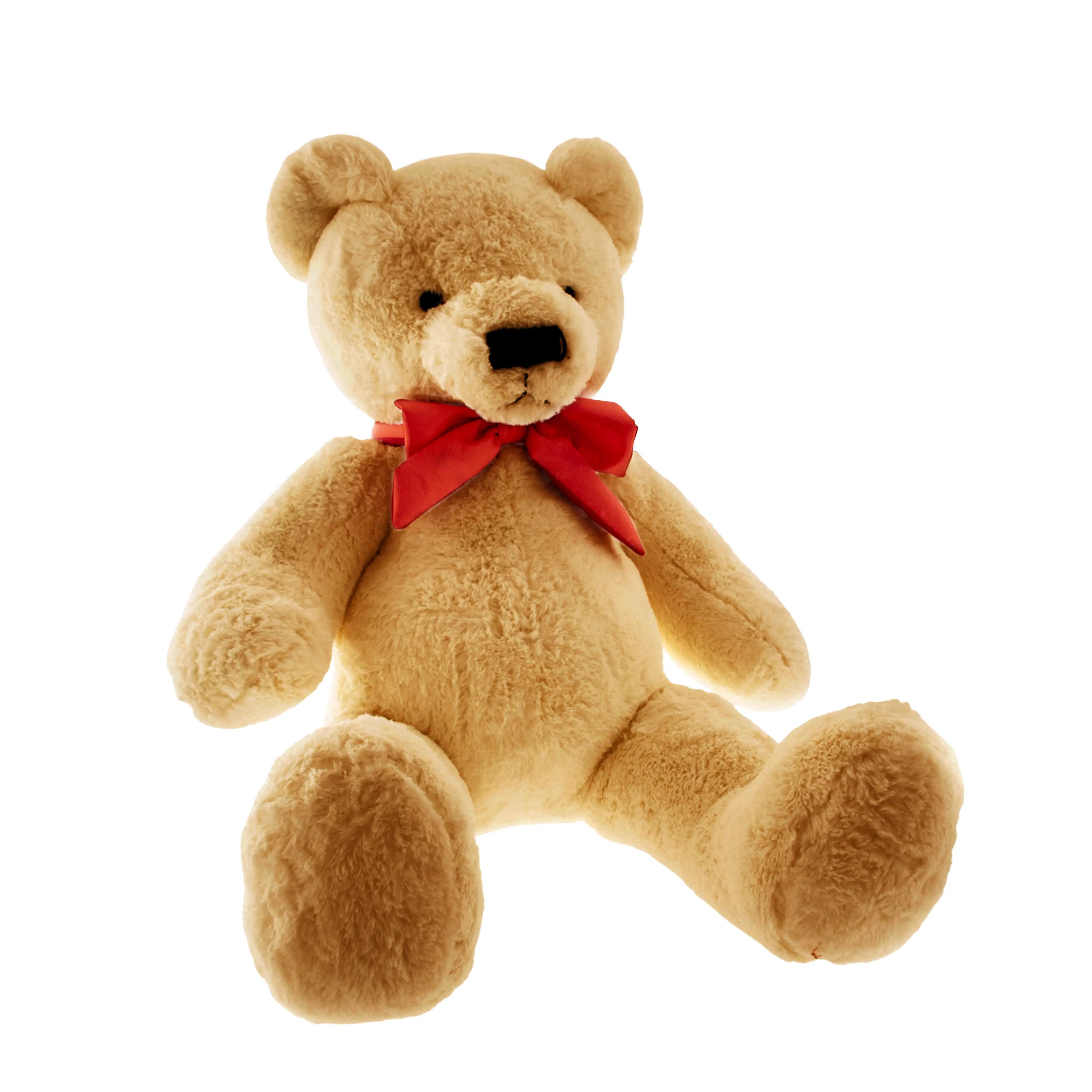 Soft bear with ribbon