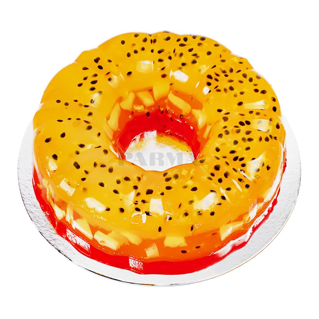Jelly cake “Parma” with passion fruit