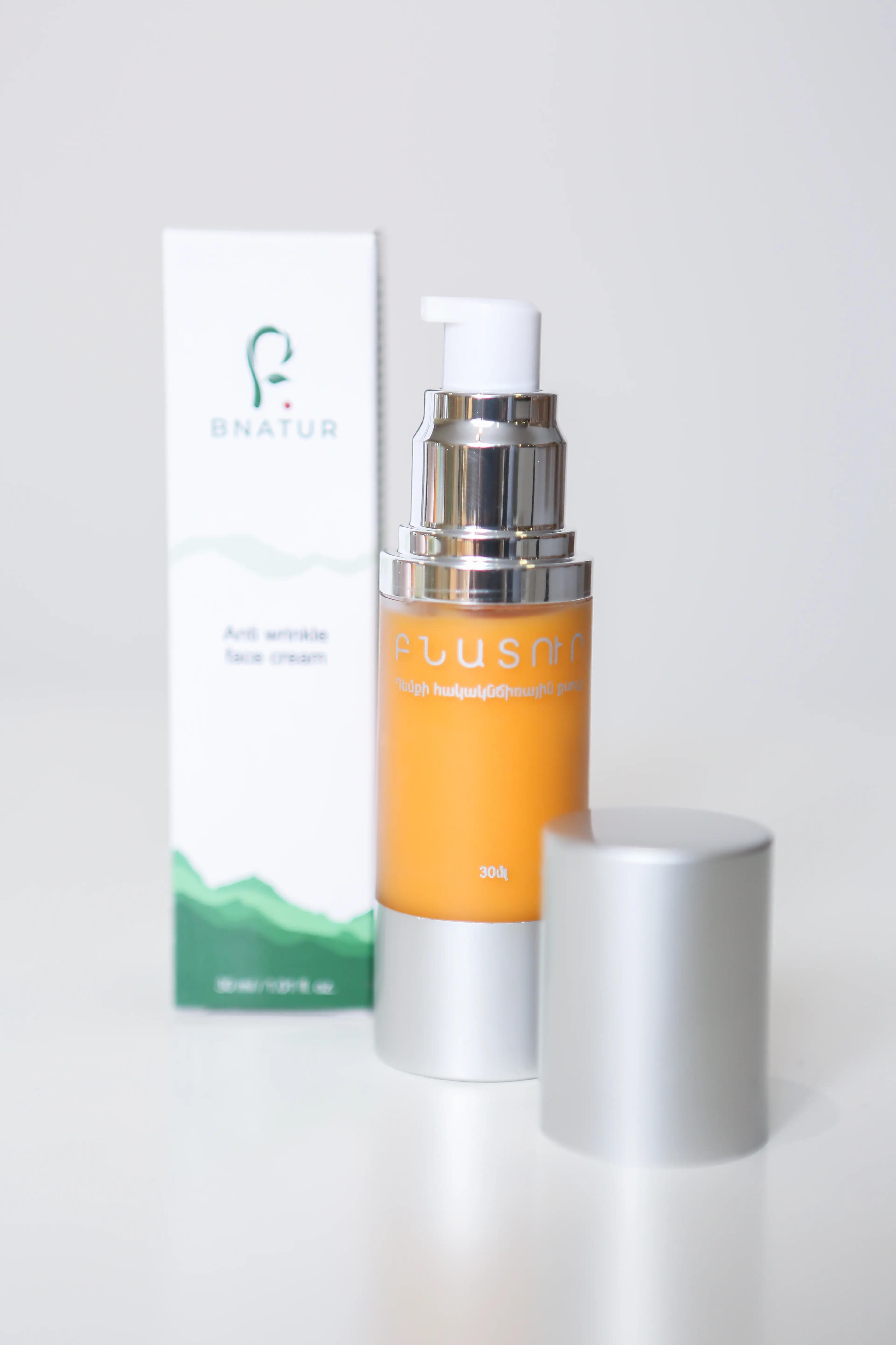 Anti-wrinkle face cream 30ml - Bnature