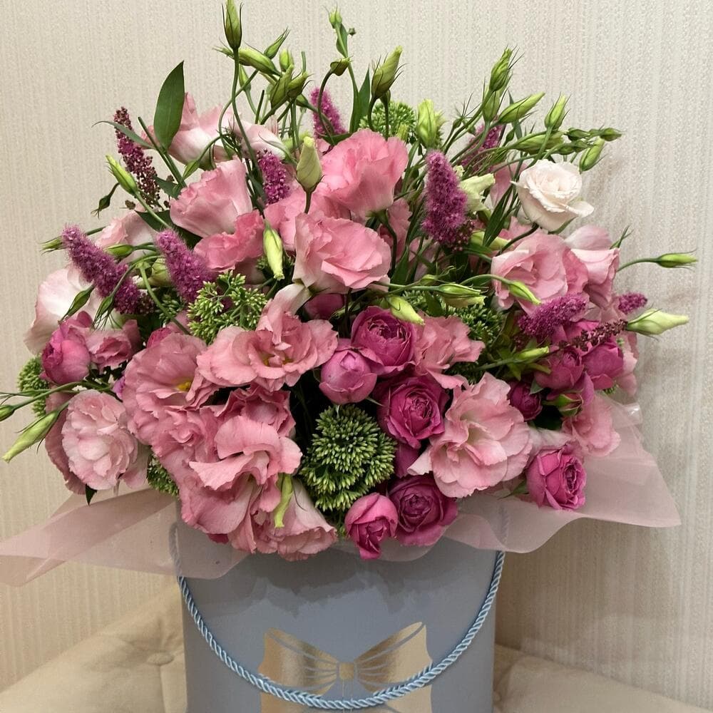 Floral arrangement in a box 35 - VkusLil