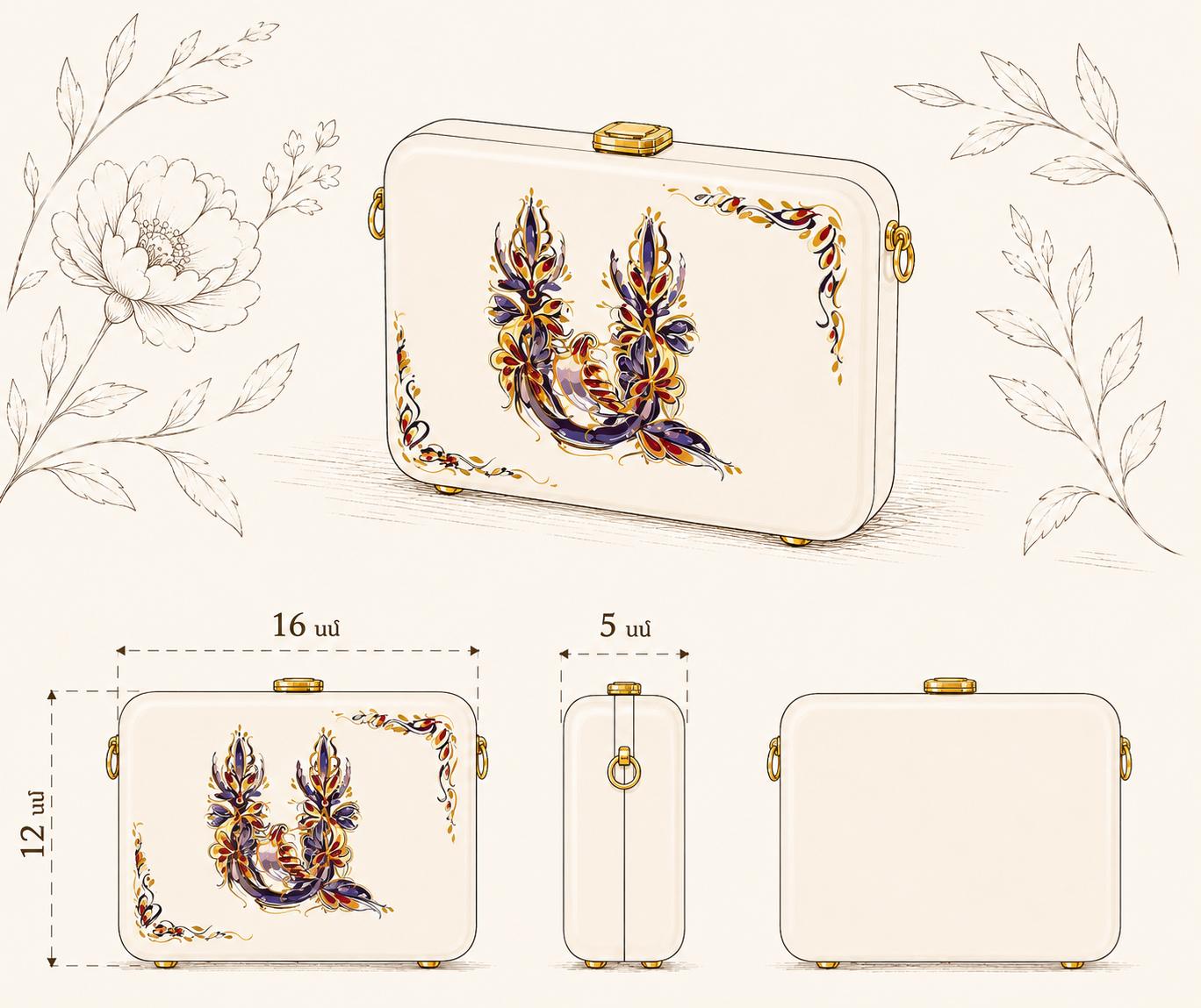 Bag  Elegance: With the letter A - TD PRODUCT